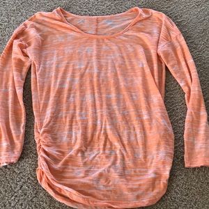 Burnout orange long sleeve